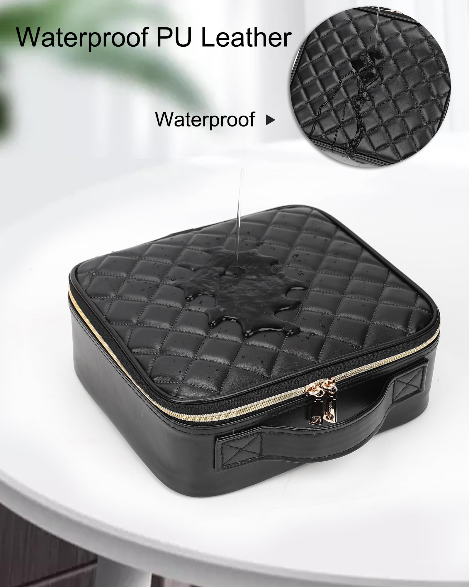Relavel lightweight portable travel case ideal for quick trips and airport security.