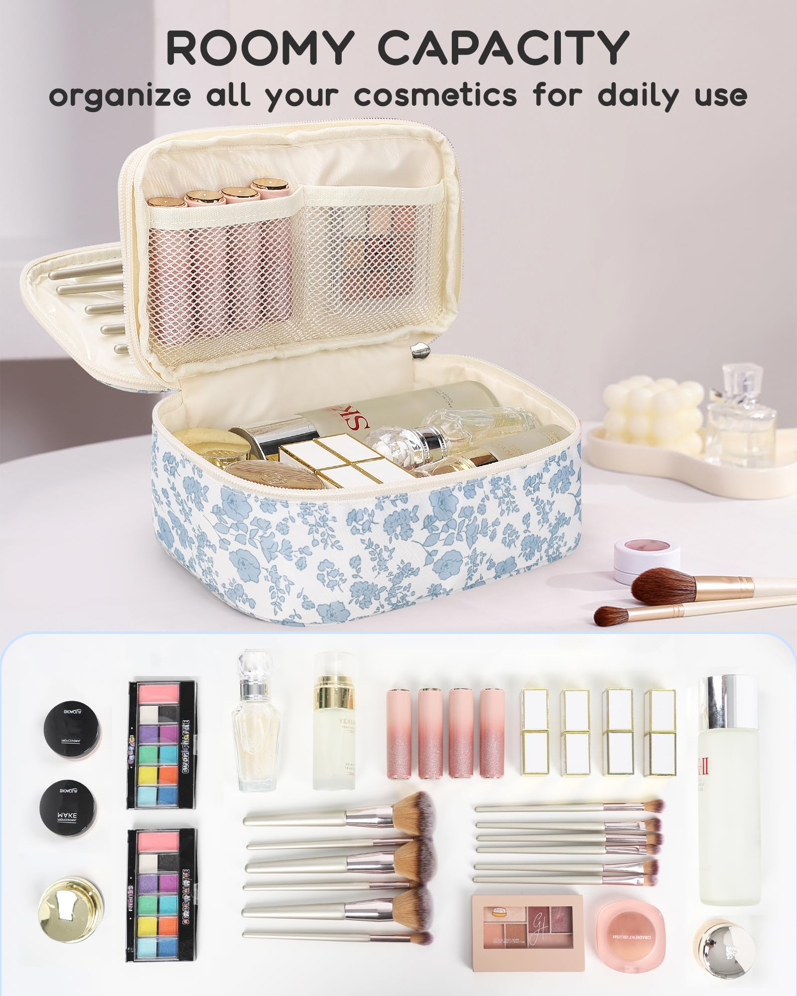 Relavel lightweight portable design ideal for travel and touch ups.
