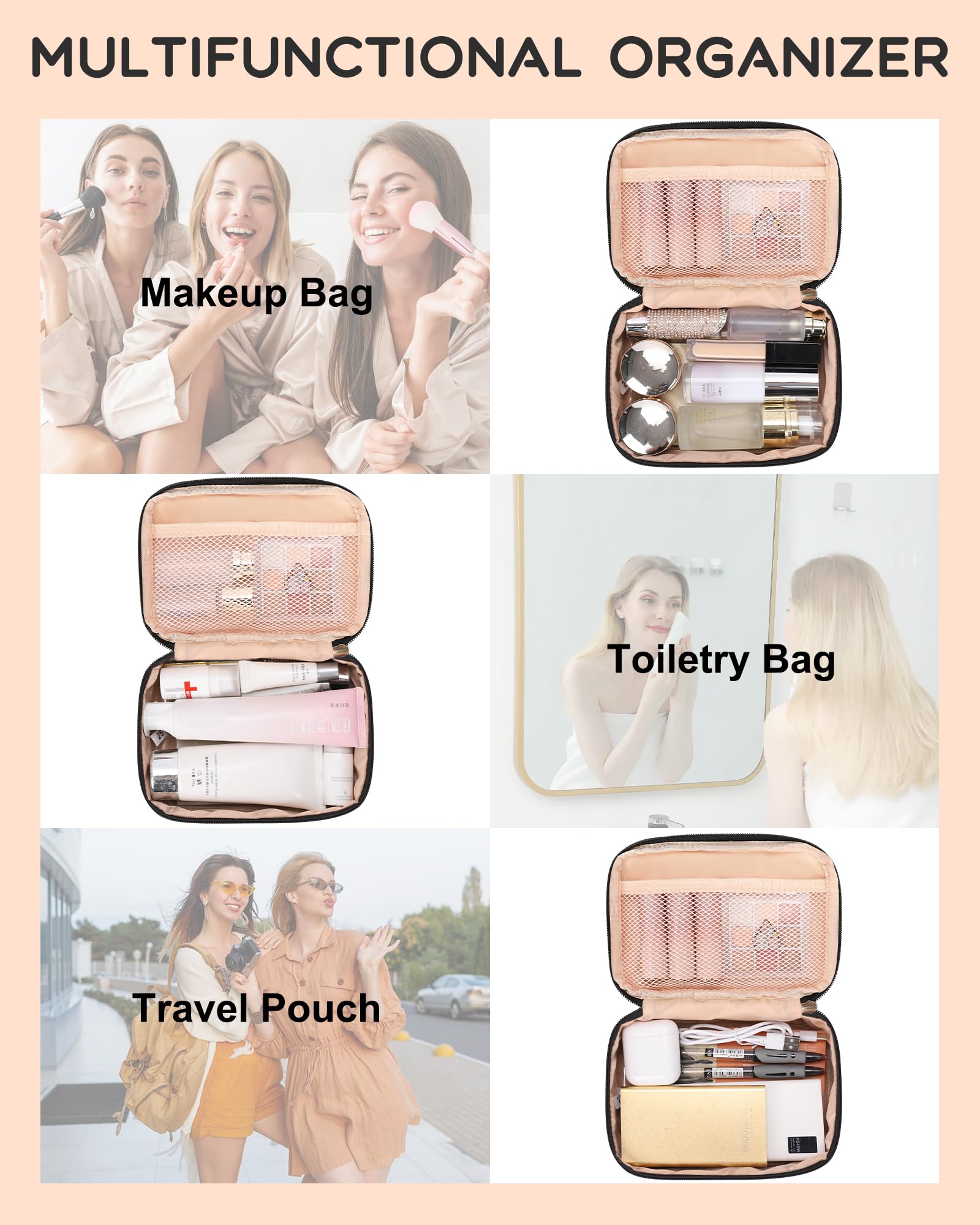 Relavel compact makeup bag as a thoughtful gift idea.