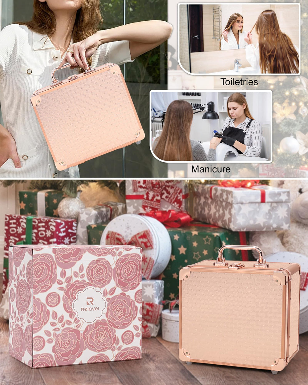 Relavel makeup case gift-ready design for special occasions.