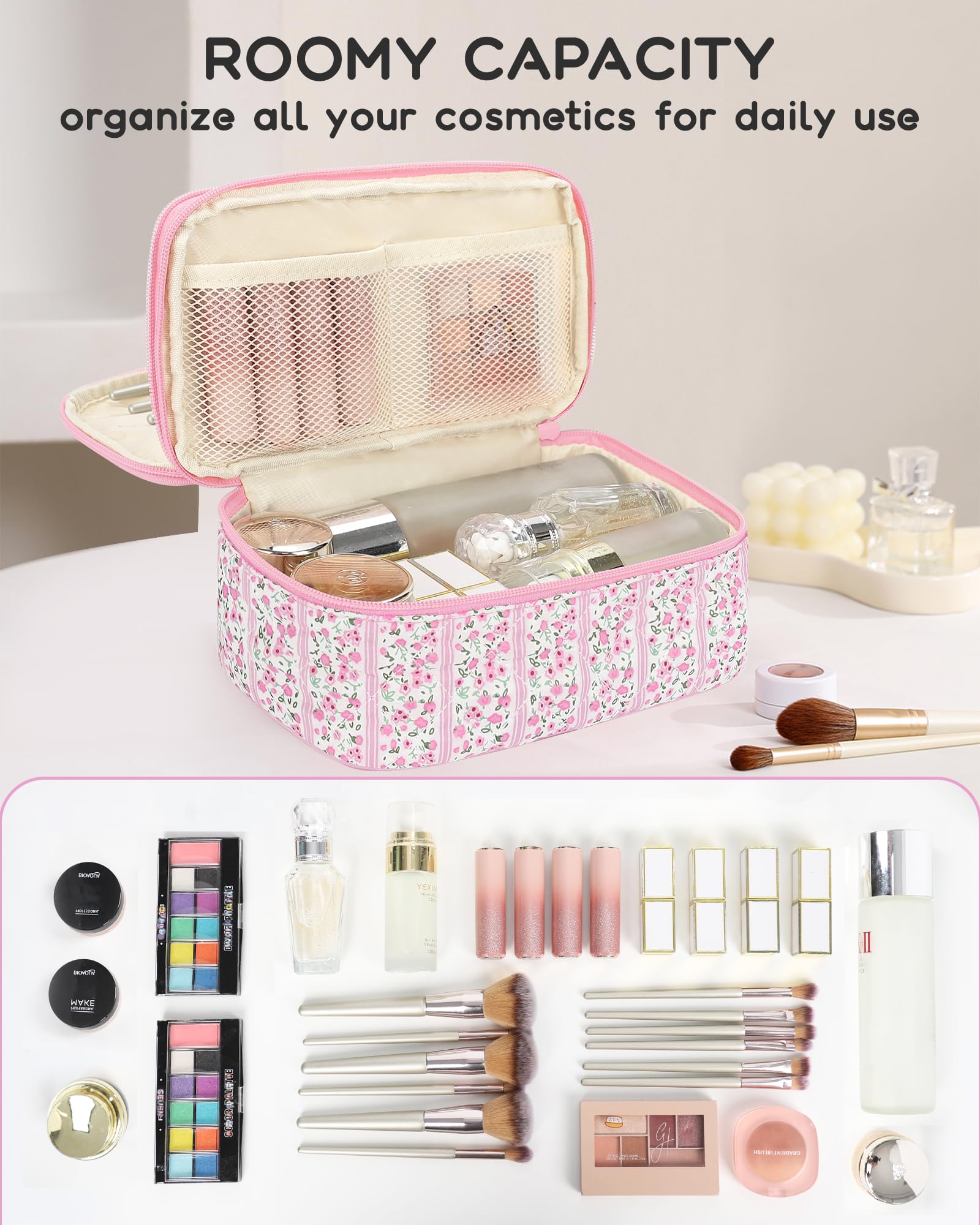 Relavel organizador cosméticos multifuncional: solución compacta para cosméticos y cuidado.