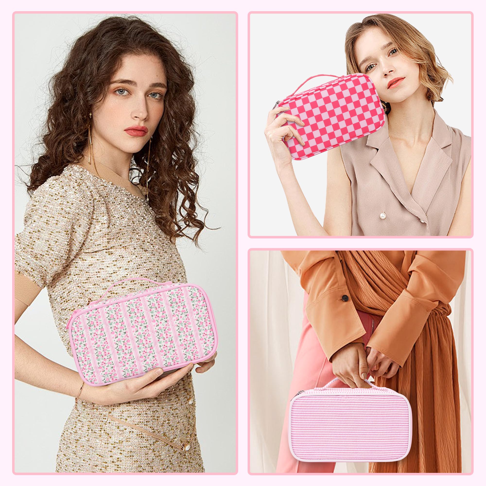 Relavel pink flower design adds gift-worthy charm for birthdays or holidays.