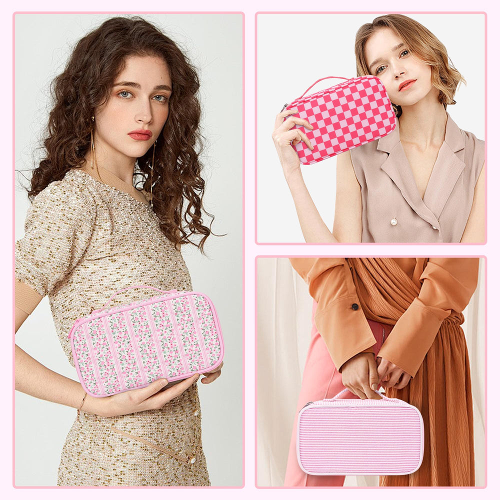 Relavel pink flower design adds gift-worthy charm for birthdays or holidays.