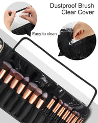 Relavel PTU transparent brush grooves shield bristles while keeping interiors visible.