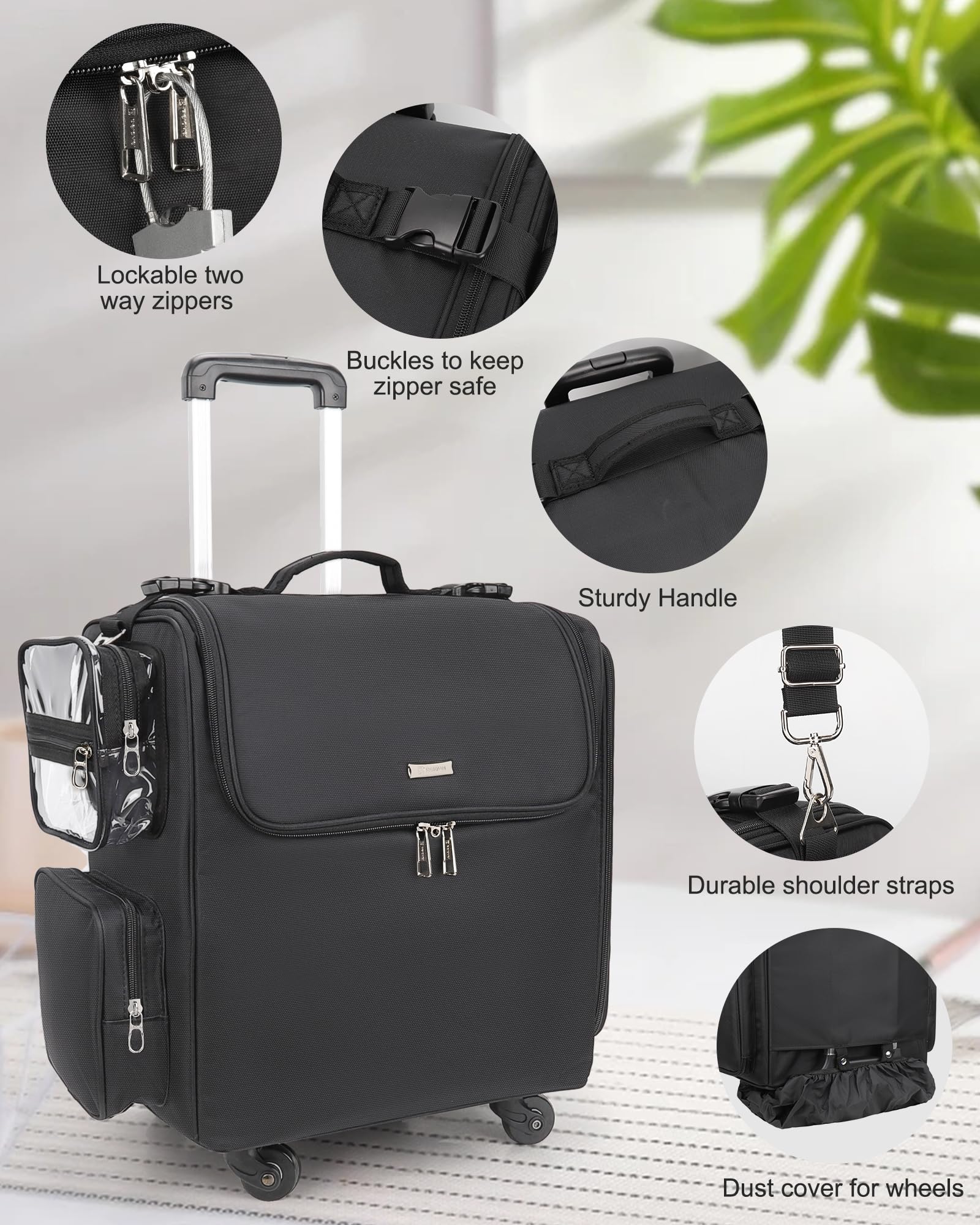 Relavel retractable handle supports stable maneuvering on the go