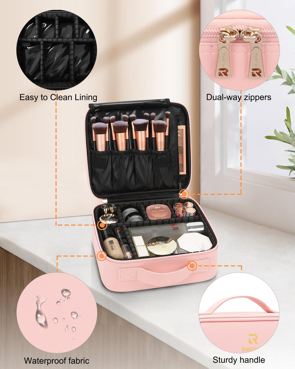 Relavel portable design for on-the-go beauty routines and travel.
