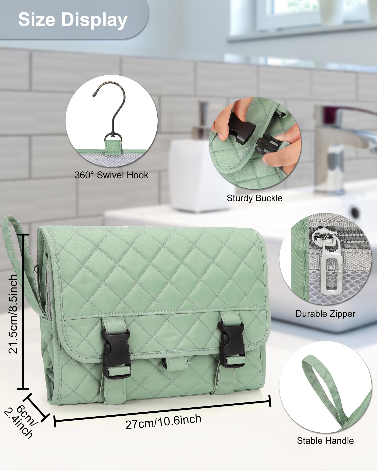 Relavel waterproof nylon material detail emphasizes durability and spill resistance