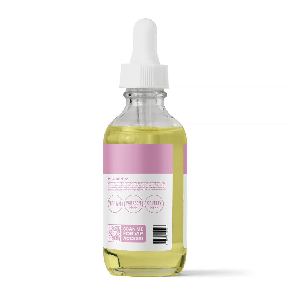Relaxing routine shot with Renew Her oil for everyday skincare ritual