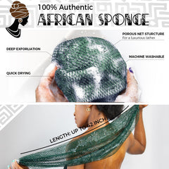 RelaxScene Afro Scrubber baby pink net sponge ideal for gentle cleansing and skin renewal