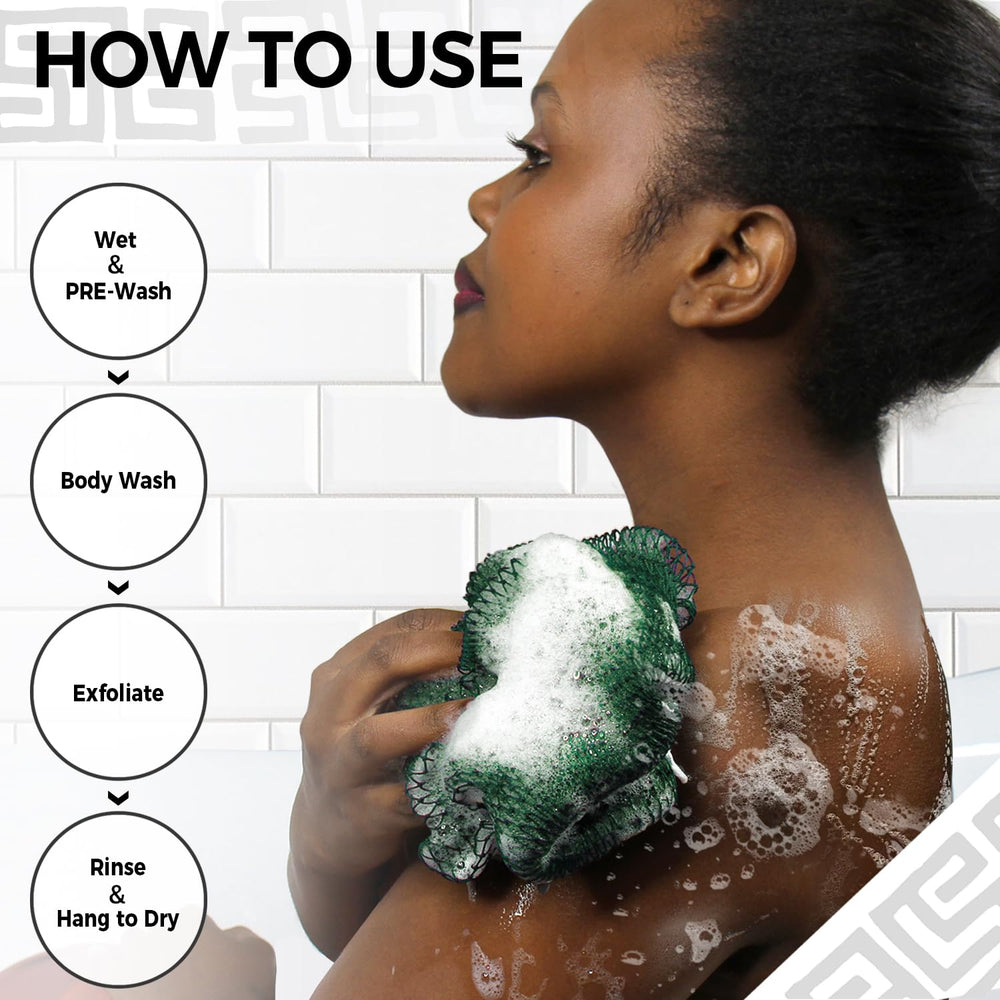 RelaxScene Afro Scrubber quick-drying design stays hygienic after use