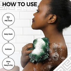 RelaxScene Afro Scrubber quick-drying design stays hygienic after use