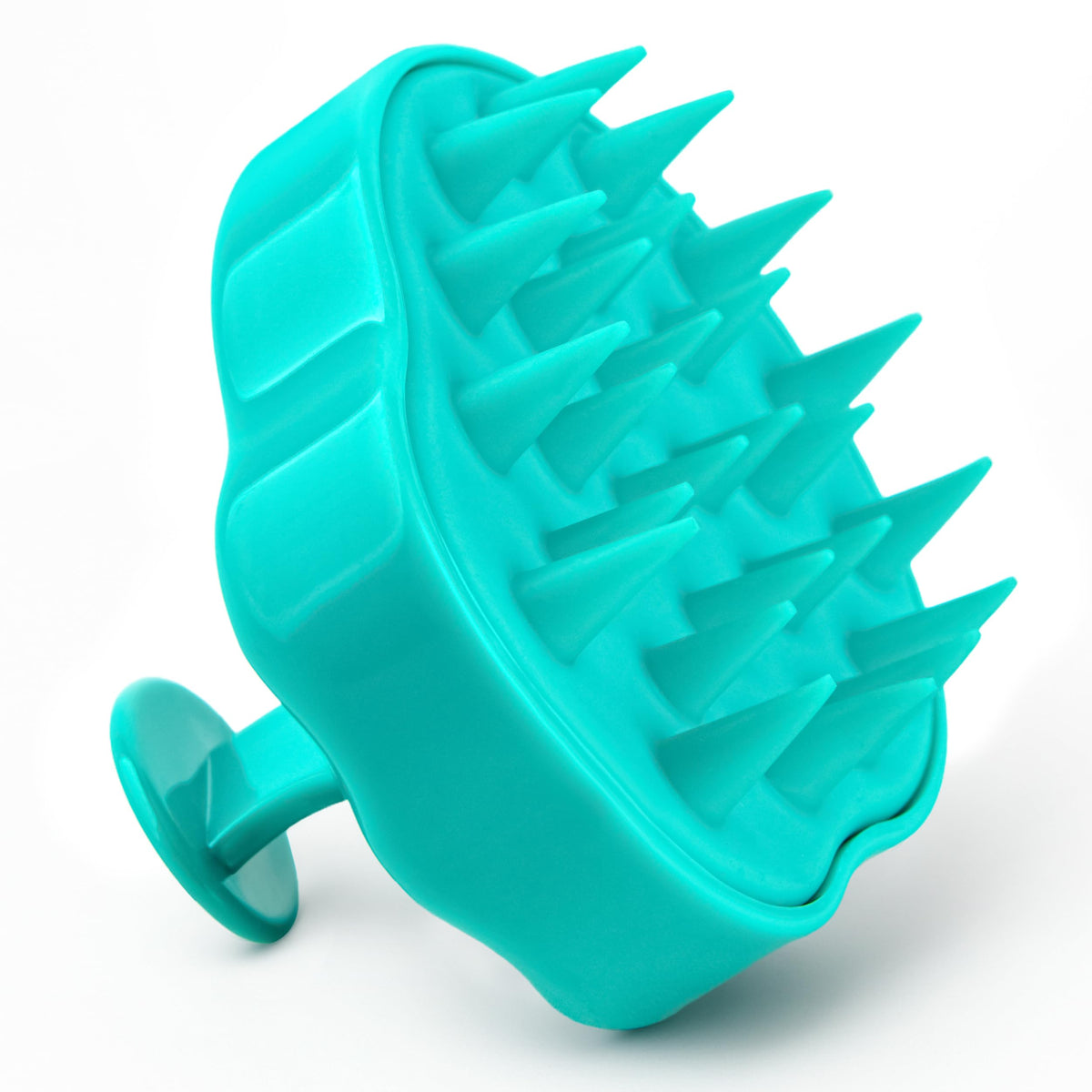 RELAXXO scalp massager ergonomic grip enables comfortable in-shower massages