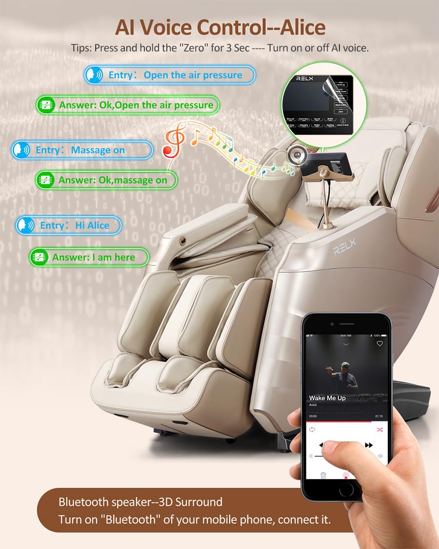 RELX 2025 body scan and AI control panel shows personalized settings at a glance