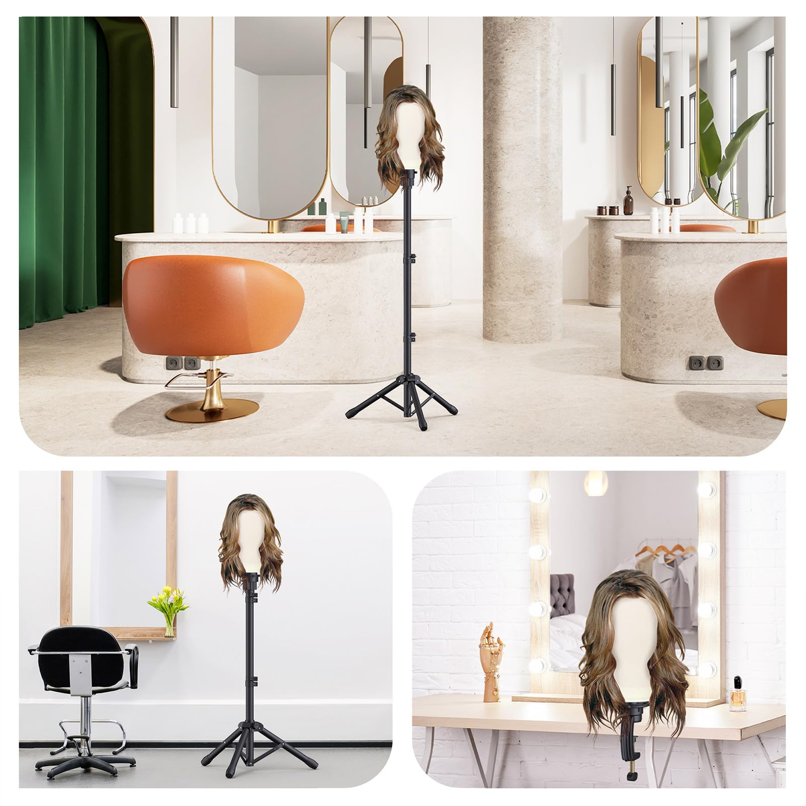 Relx cosmo-friendly black finish for stylish salon-ready presentation.