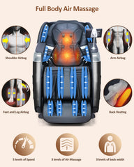 RELX massage chair foot-rollers enjoy foot massage plus yoga-style stretch.