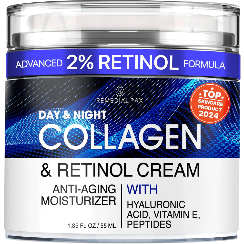 REMEDIAL PURITY AESTHETICS EXPERIENCE collagen face cream bottle front promotes daily hydration.