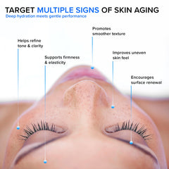 REMEDIAL PURITY AESTHETICS EXPERIENCE collagen cream swatch demonstrates silky texture and fast absorption.