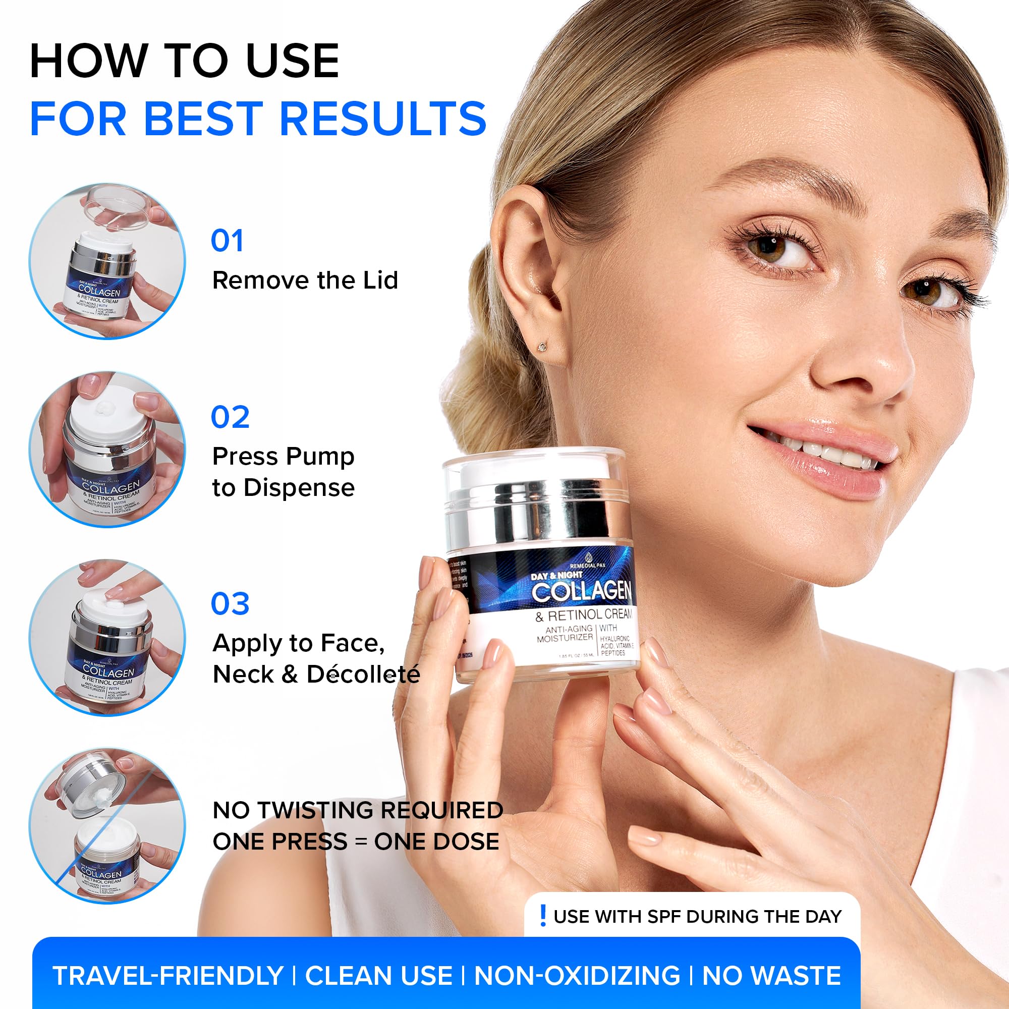 REMEDIAL PURITY AESTHETICS EXPERIENCE creamy formula ready for daytime hydration.