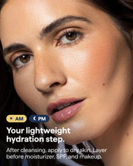 Remedy Science label highlighting key ingredients like hyaluronic acid and peptides for hydration