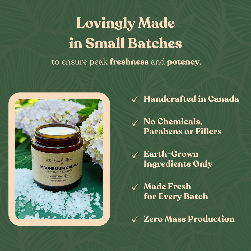 Producto natural Remedy Mama hecho en Canadá con materiales de calidad