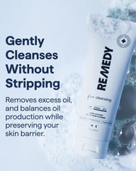 Remedy Science foam texture close-up highlights thorough dirt and oil elimination.