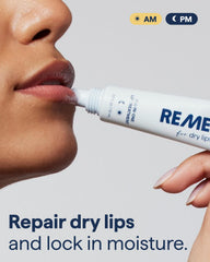 Remedy Science subtle glossy finish after application for non-sticky lip comfort
