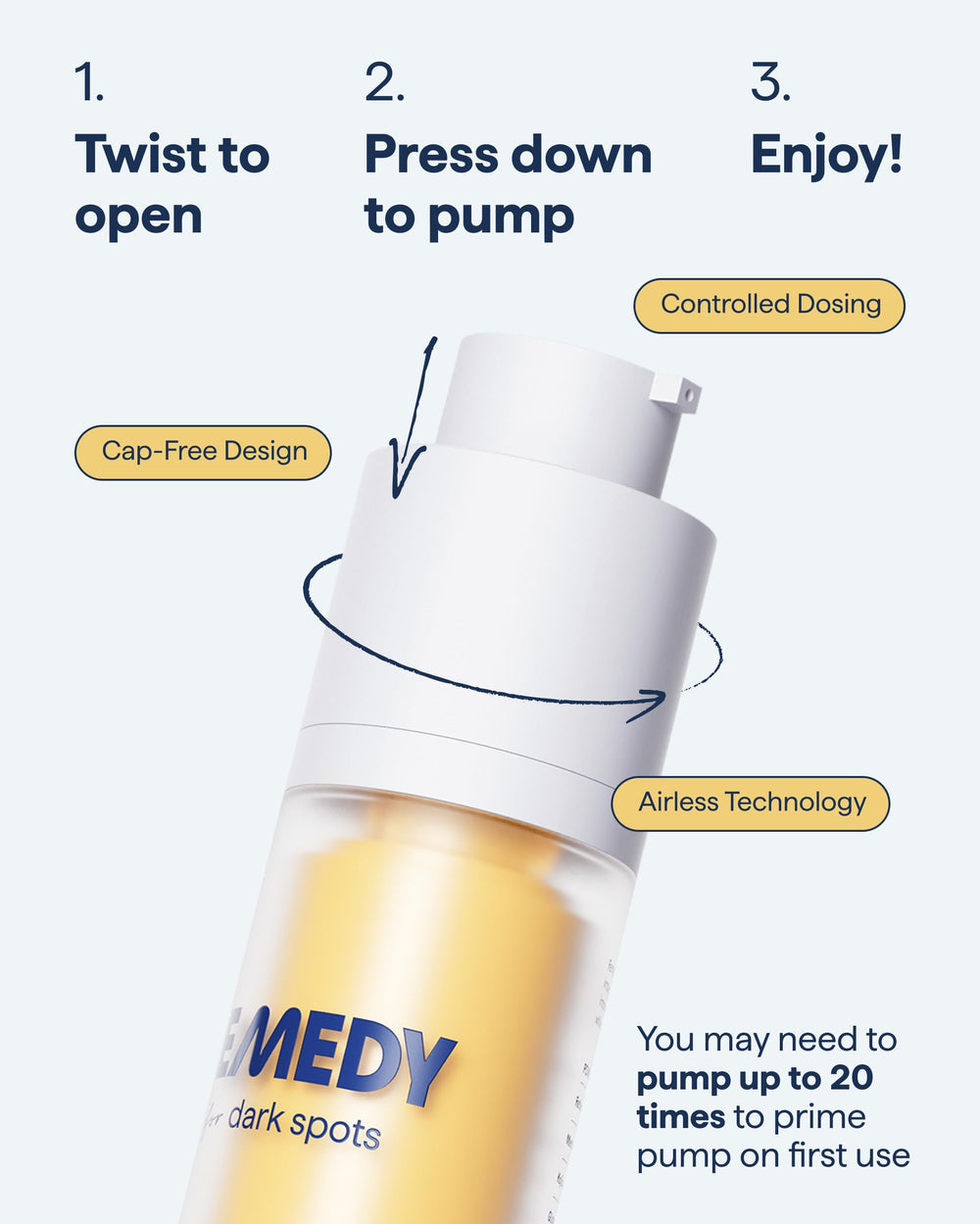 Remedy Science kojic-acid bottle highlights brightening support for uneven tone.