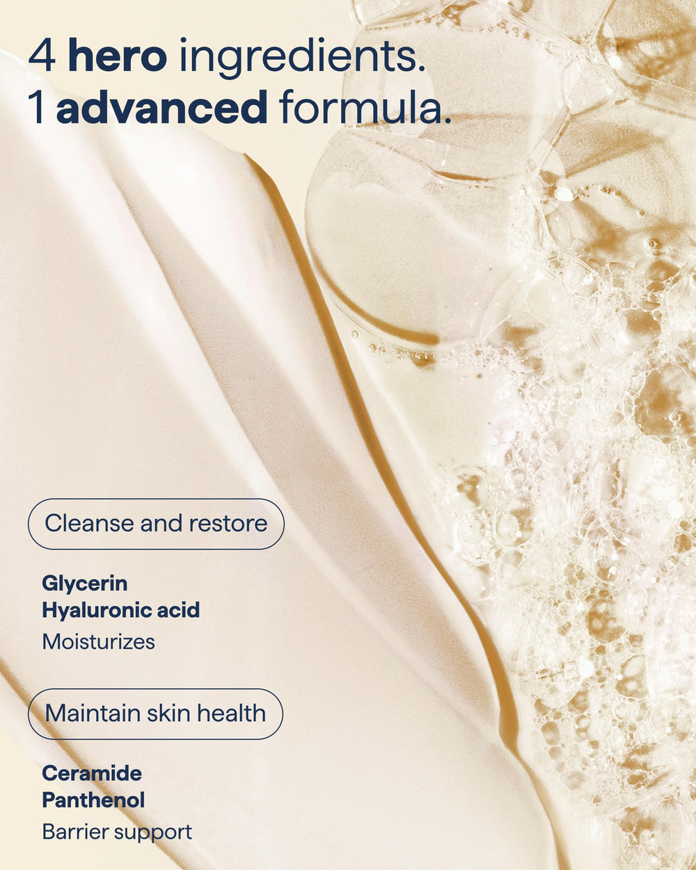 Remedy Science Rich Cream Cleansing packaging flatlay highlights vegan cruelty-free formula.
