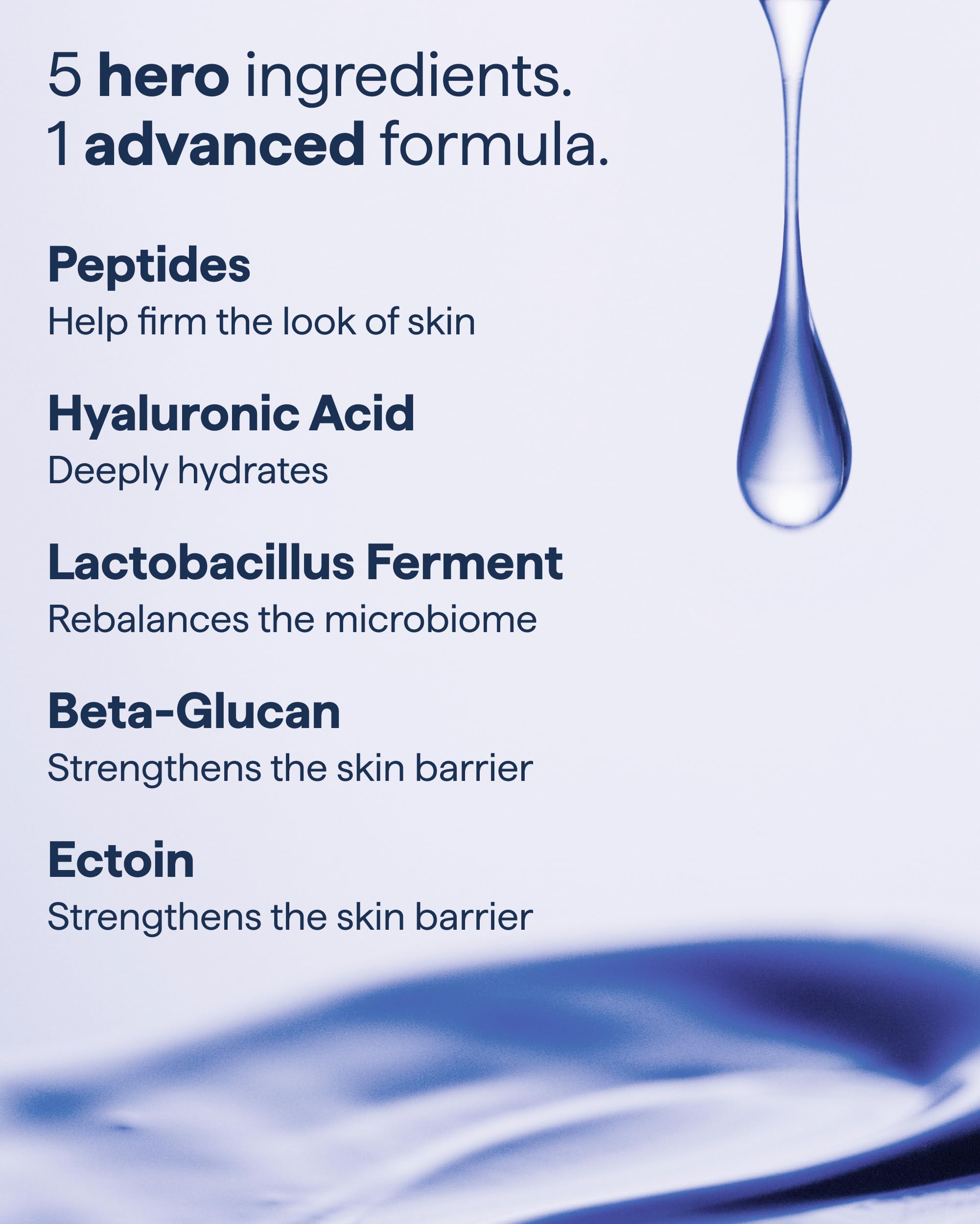 Remedy Science serum on hand for scale conveying few-drops dosage and quick spreadability