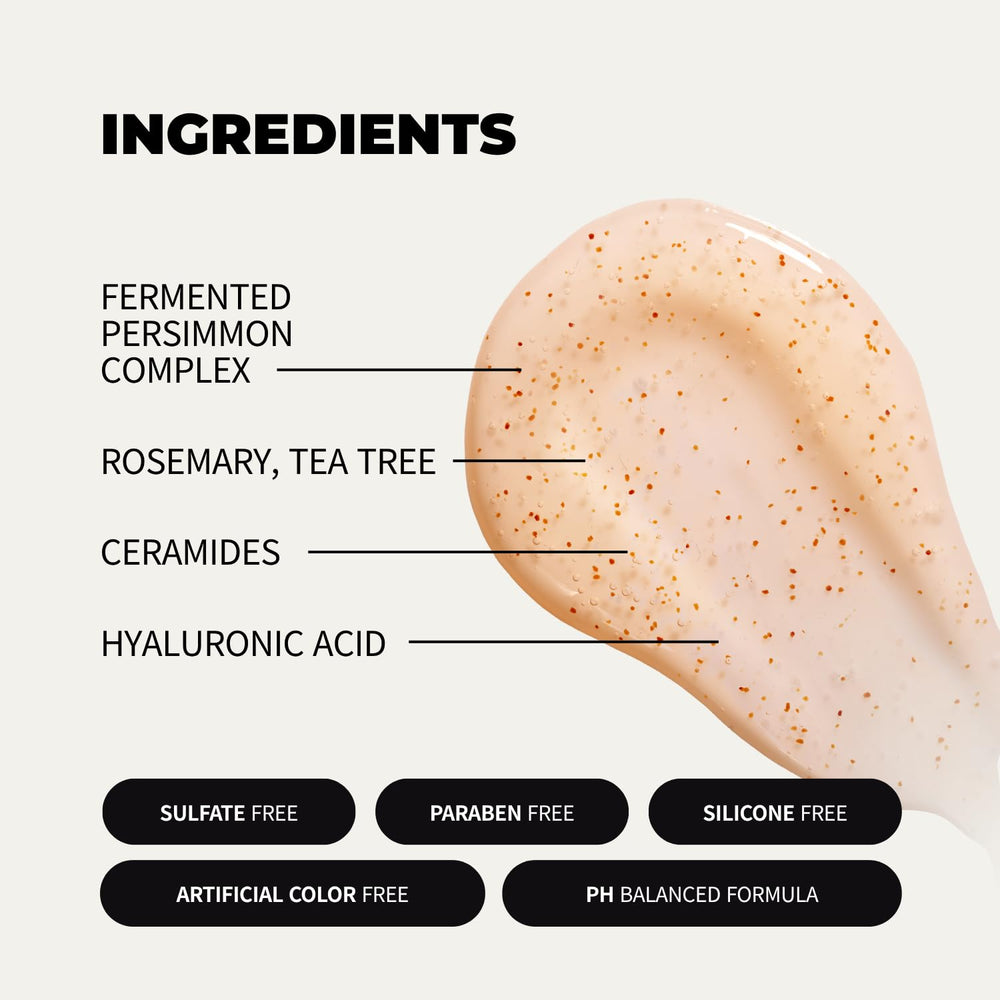 Rememberin Persimmon Body Wash 24-hour freshness visual badge.