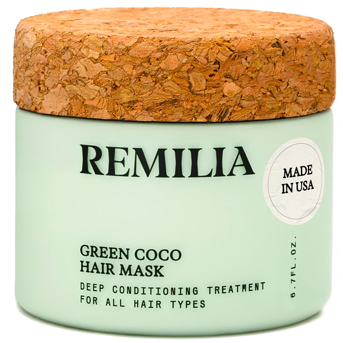 Remilia Hair Mask for damaged hair jar shows deep conditioning benefits.