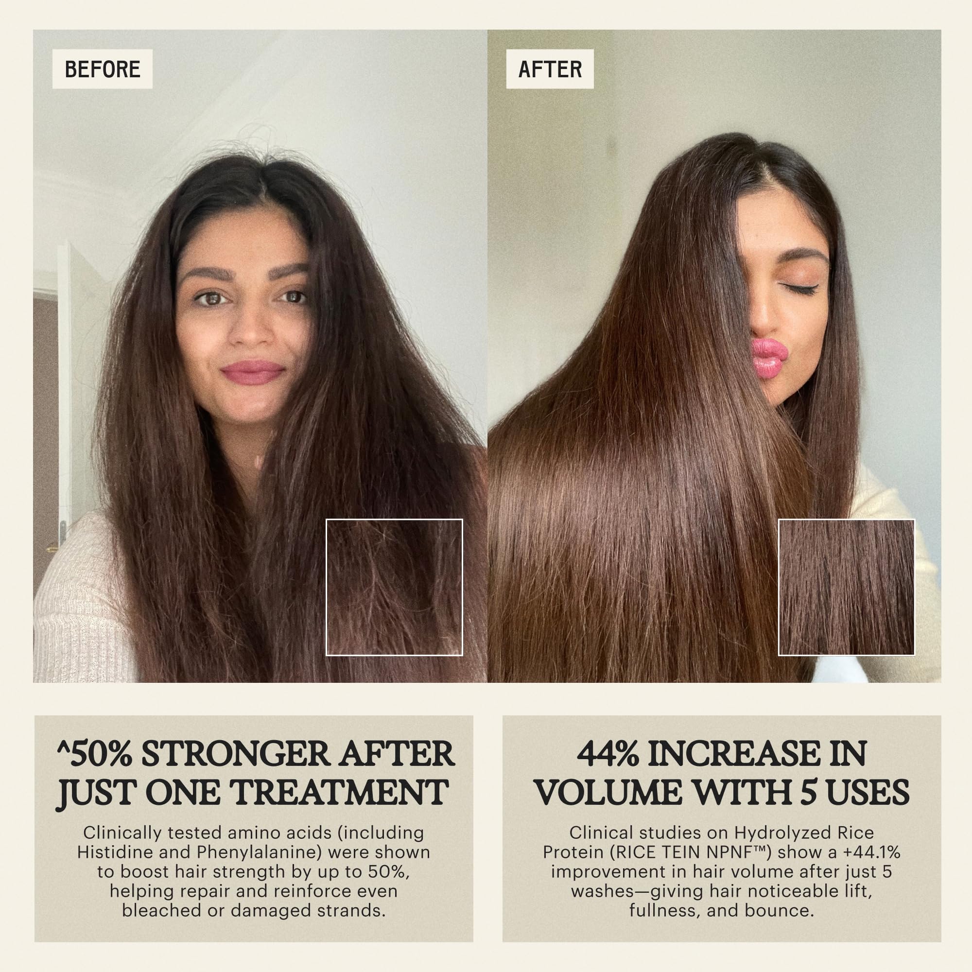 Remilia Hair Mask 5-minute treatment image emphasizes fast hydration.
