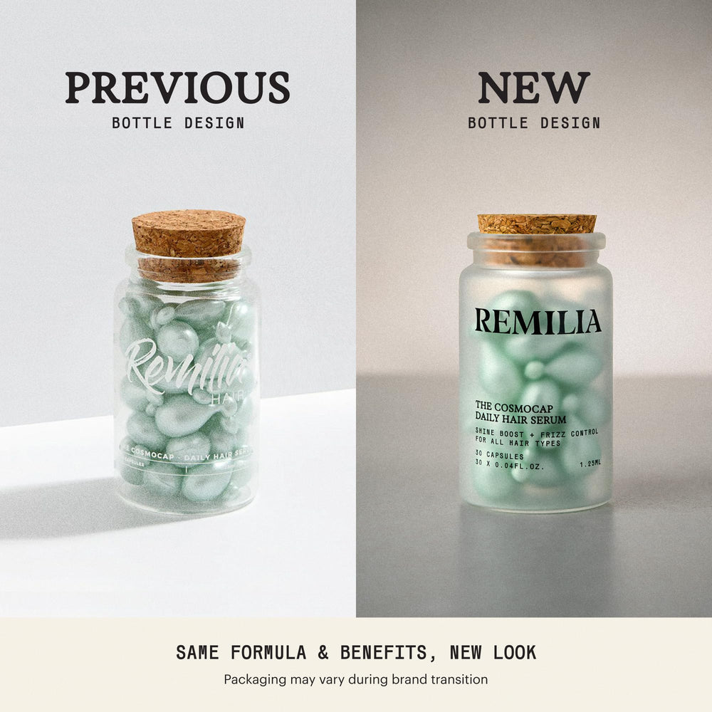 Remilia Hair single-use capsules pack for travel-friendly care
