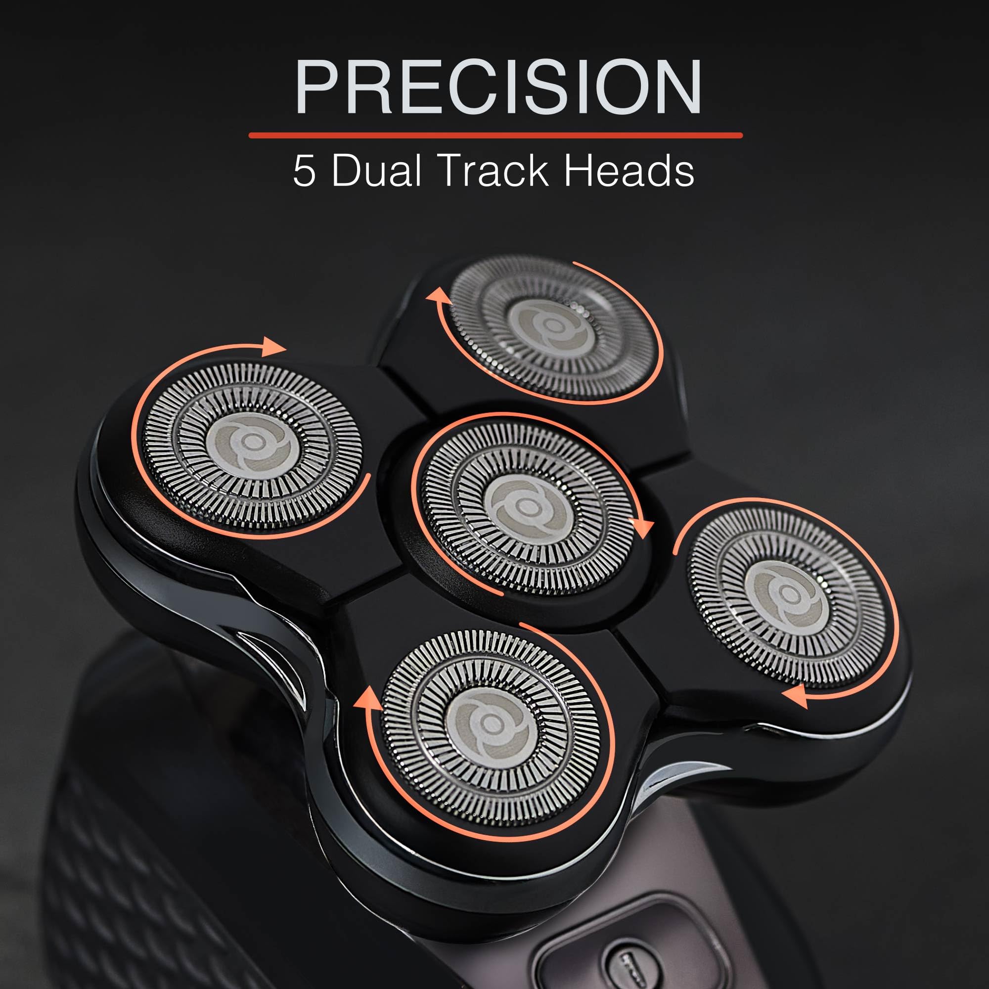 Remington Balder Pro XR7000 hair capture chamber keeps mess contained.