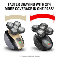 Remington Balder Pro XR7000 lithium battery for cordless freedom.