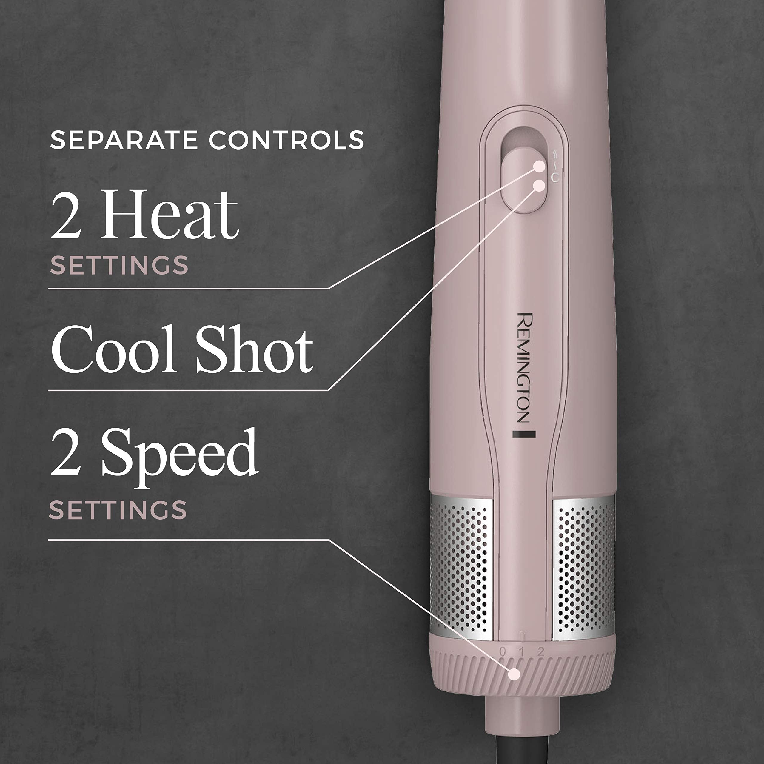 Remington Pro Wet2Style controls offer adjustable heat and speed