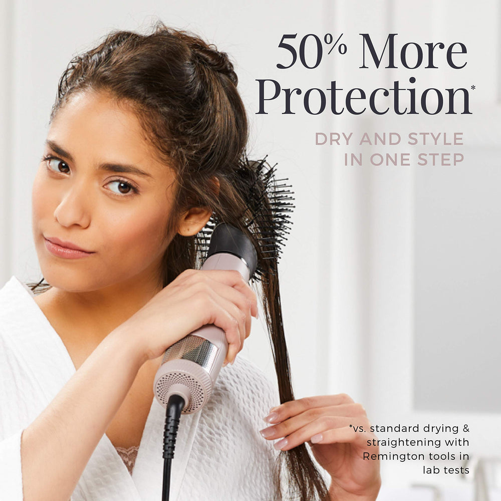 Remington Pro Wet2Style vented oval barrel enables faster, smoother at-home styling
