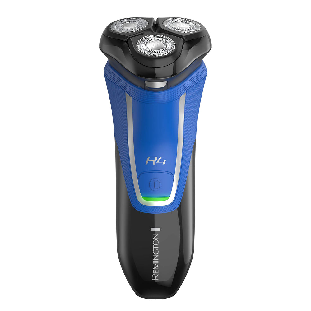 Remington R4000 rotary shaver head closeup showing contour capability for precise contouring