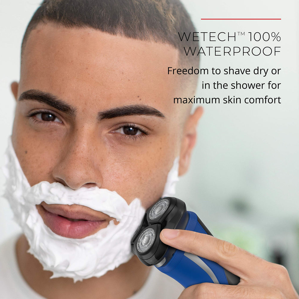 Remington R4000 with stubble attachment attached for defined facial style