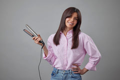Remington S8540 Pro + 185°C setting for versatile styling options.
