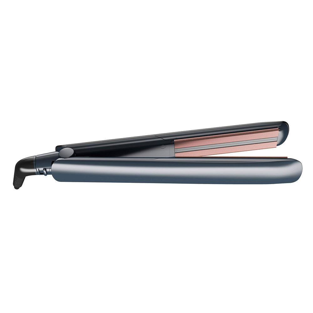 Remington S8598 SmartPRO final look shows sleek, straight strands.