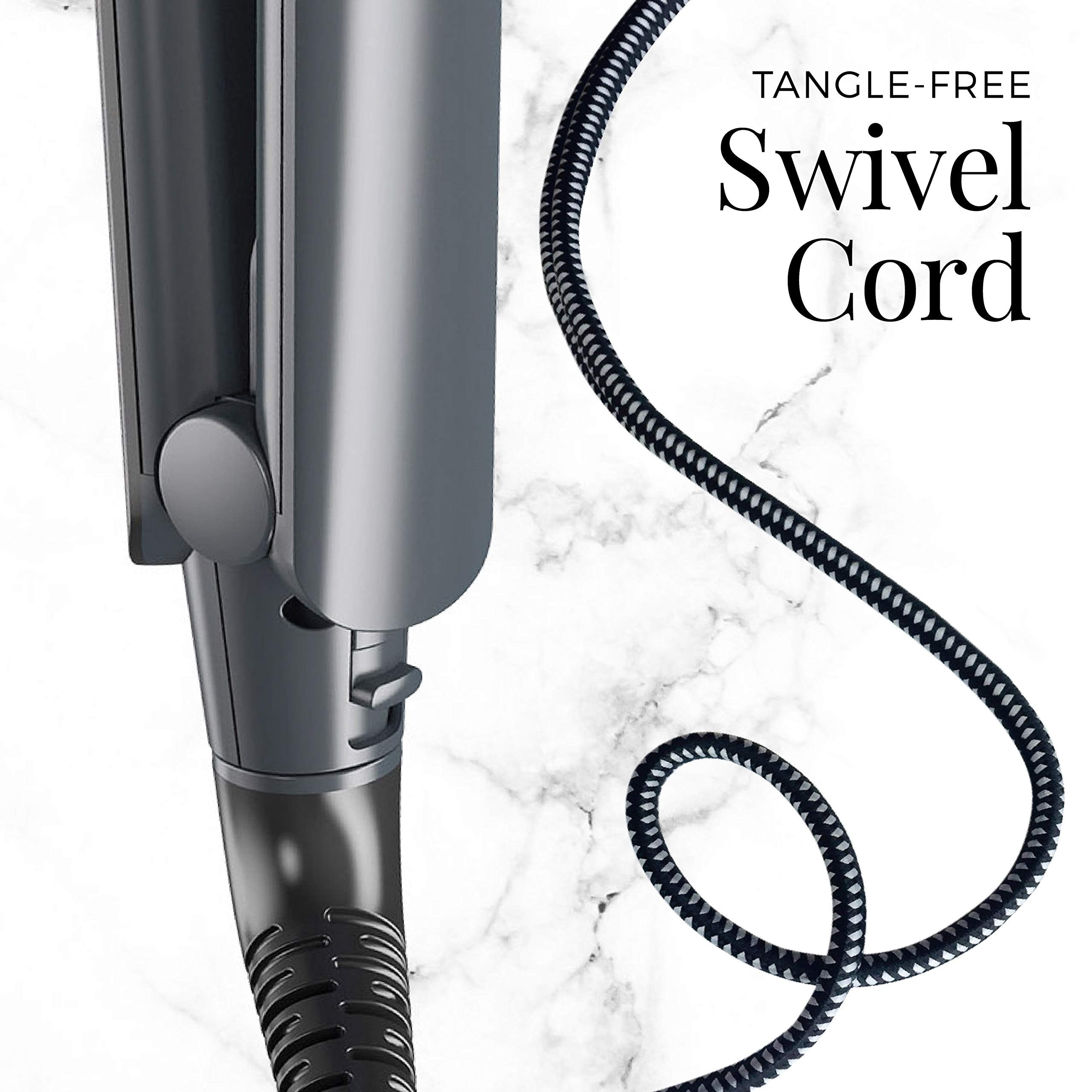 Remington S8598 SmartPRO 360-degree swivel cord enables easy styling.