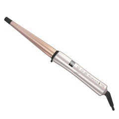 Remington Shine Therapy wand close-up shows argan oil-keratin infusion for smooth, radiant shine.