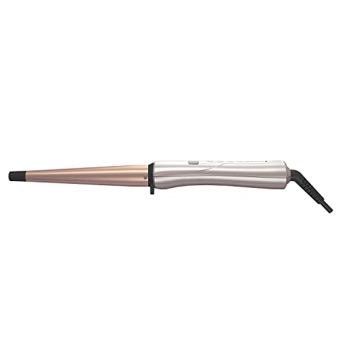 Remington Shine Therapy barrel close-up highlights ceramic infusion for even heat.