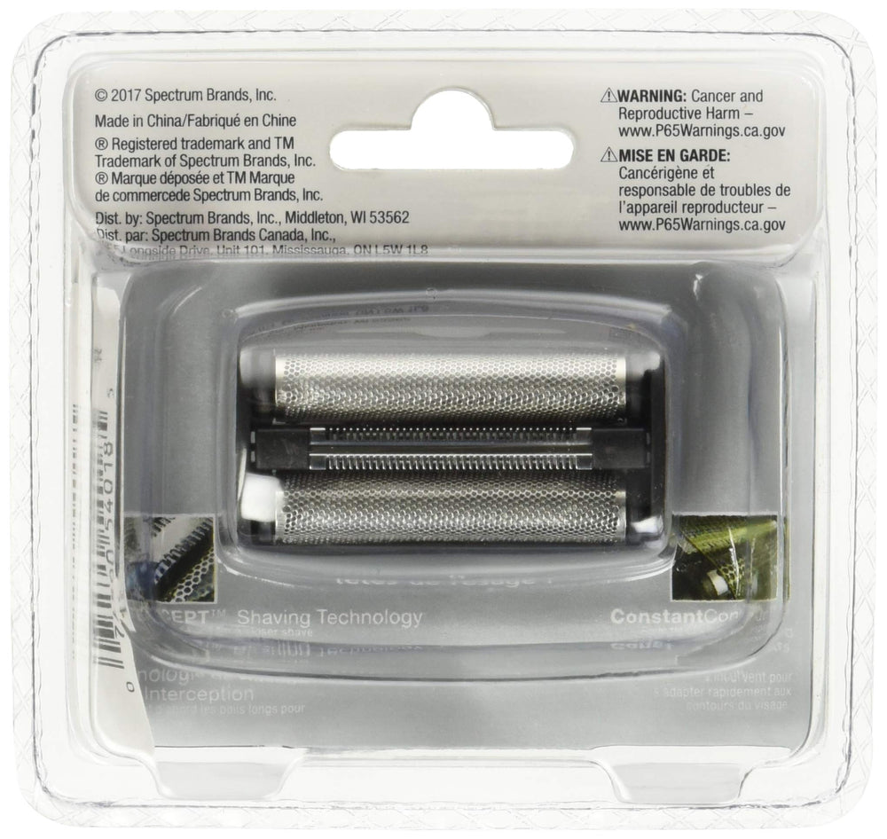 Remington SPF-PF replacement head compatibility image showing easy swap for quick refresh.