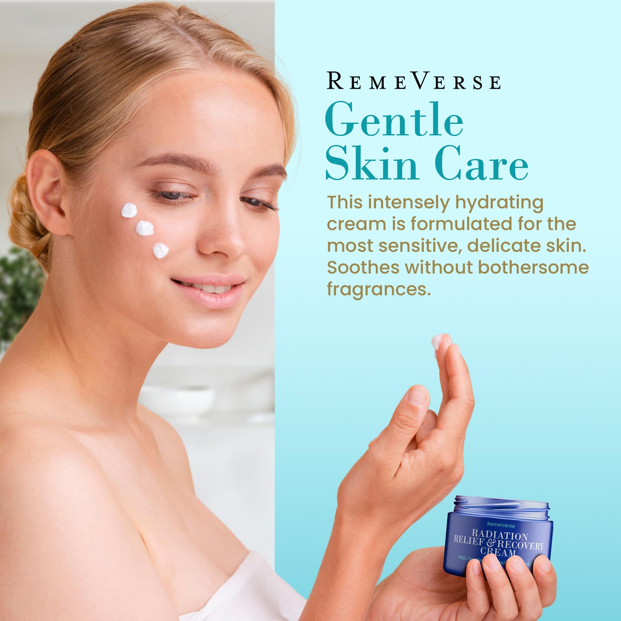 RemeVerse Radiation Cream texture suggests quick absorption and hydrated feel