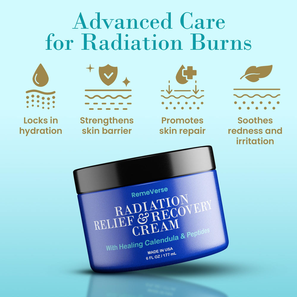 RemeVerse Radiation Cream application shot highlights hyaluronic moisture for lasting softness