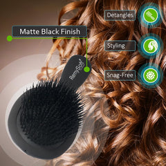 RemySoft Beauty & Opulence brush soft matte handle for comfortable styling sessions.
