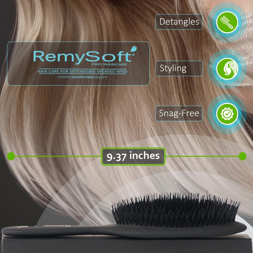 RemySoft Beauty & Opulence brush smooths flyaways for a polished look.