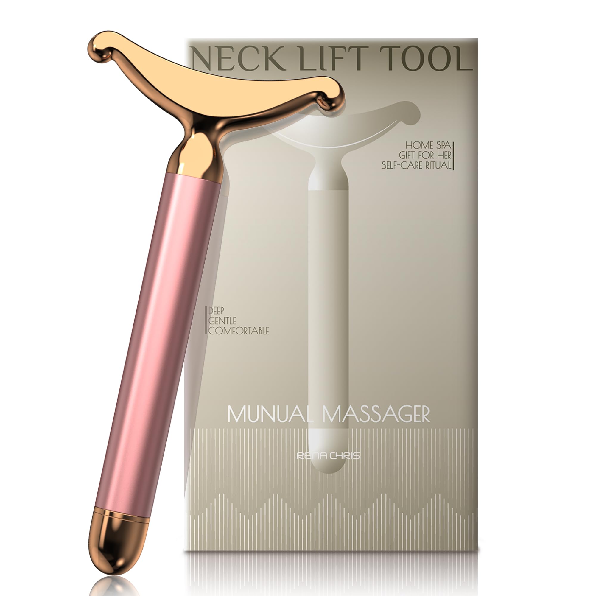 Rena Chris Face Massager Pro requires one AA battery to operate.